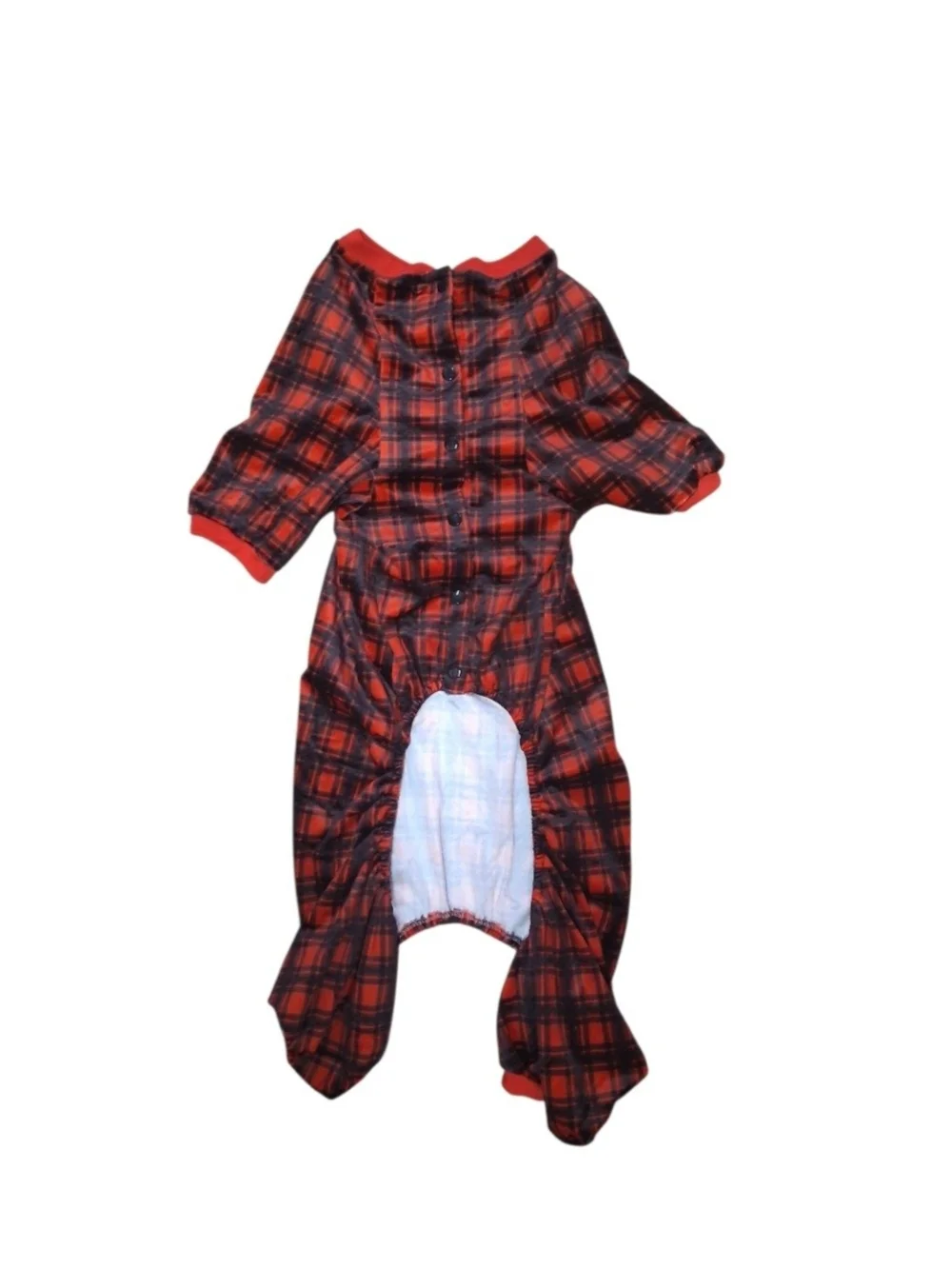 Red Plaid Dog Pajamas - Unbranded, New Without Tags XL